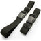 Black Small Travel Luggage Straps Short Adjustable Suitcase Belt Buckle Z5X0