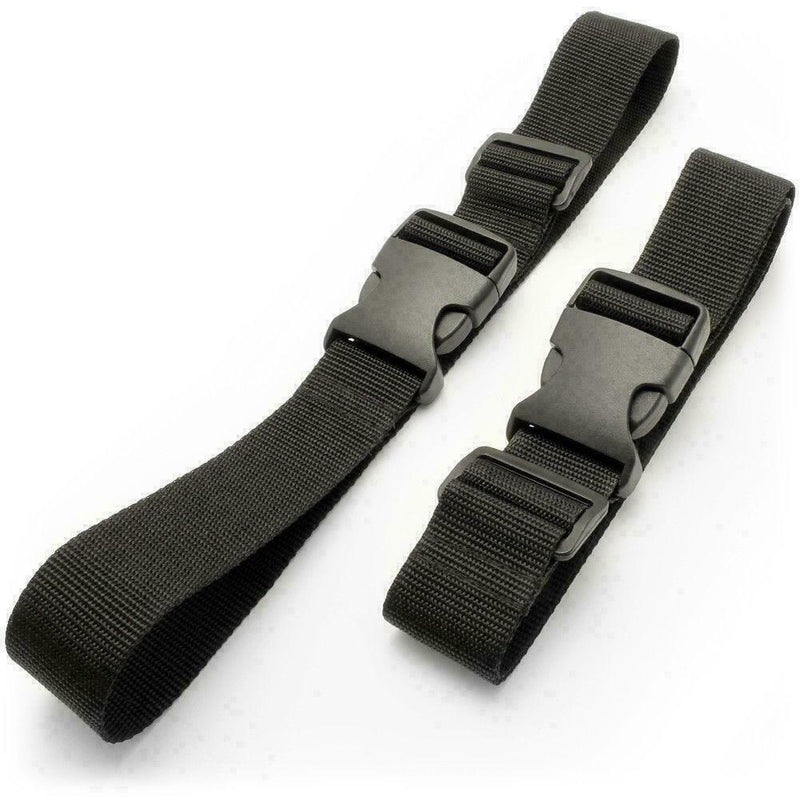 Black Small Travel Luggage Straps Short Adjustable Suitcase Belt Buckle Z5X0