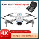YLR/C S89 4K HD Dual Camera 2.4GHz Foldable RC Drone with 3 Battery (White)