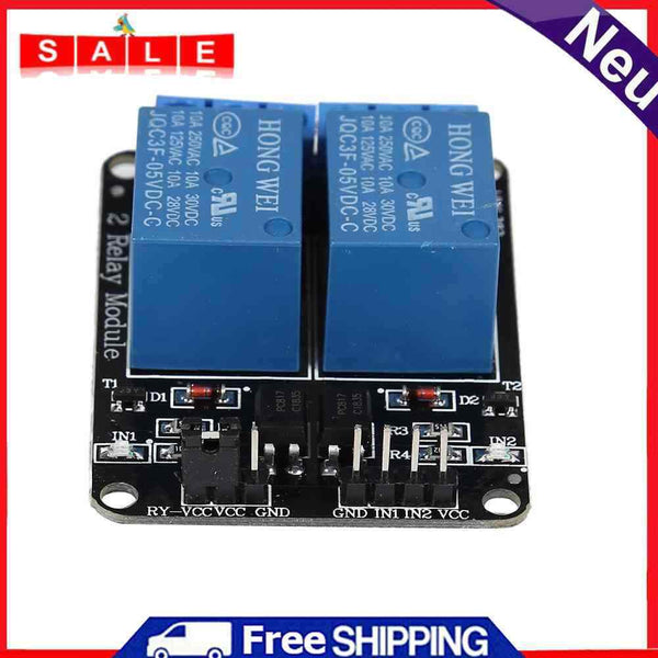 2 Channel Relay Module Relay Interface Control Expansion Board with Optocoupler