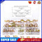 60pcs Auto Water Oil Pipe Hose Clamp Corrosion Resistant Fastener Assortmen