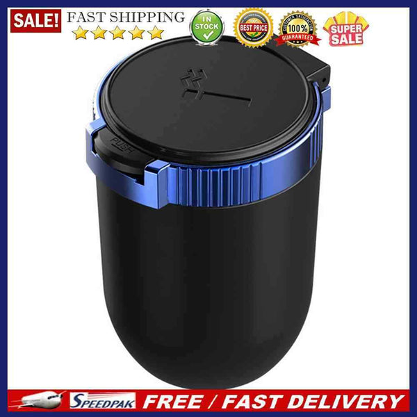 Portable LED Light Car Ashtray Universal Auto Styling Cigarette Cylinder Ho