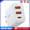 Baseus CCXJ-D02 30W 3 Ports USB Type C Mobile Phone Fast Charger (White)