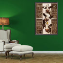 5D DIY Diamond Painting Kits Full Round Drill Three Cows English Mosaic