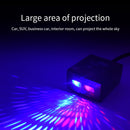 USB Car Ceiling Atmosphere Light 2-Color Starry Sky Ambient Lamp (Red+Blue)