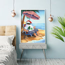 Diamond Painting Kit Santa Claus Full Round Rhinestone Wall