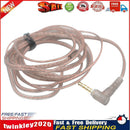 High-Purity Copper Twist Earphone Cable for KZ/CCA ZST ZSR Cord (C No Mic) Newly