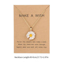 Adjustable Novelty Daisy Flower Necklace Sunflower Necklace Neck Jewelry Collar