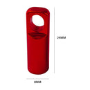 4pcs CNC Bike Tyre Presta Valve Cap Bicycle Tire Valve Dust Covers (Red) Newly