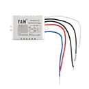 5pcs ON/OFF Remote Control Timer Switch + Receiver for UVC Lamp(White 220V)