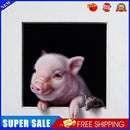 Pig and Mouse Oil Paint By Numbers DIY Handpainted on Canvas Wall Pictures