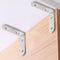 20 Pack Corner Brace Metal Joint Right Angle Support Brackets Fastener L Shape