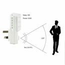 In White LED Stairs Night Lamp Sensor Light Hallway Socket Lamps PIR Motion