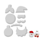 Christmas Santa Claus Coffee Milk Cake Cupcake Stencil Template M QbLS 7T_