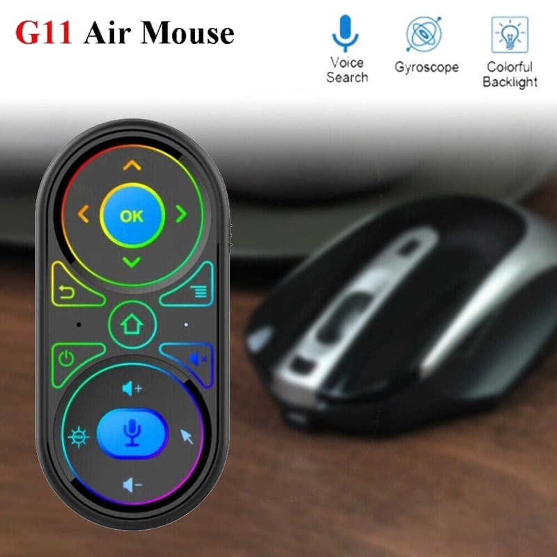 G11 Air Mouse Voice Remote Control 2.4G Wireless Gyro IR Learning for Android PC
