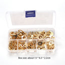 M3/M4/M5/M6/M8/M10 Copper Terminals Ring Lugs Wire Crimp Connector (150pcs)