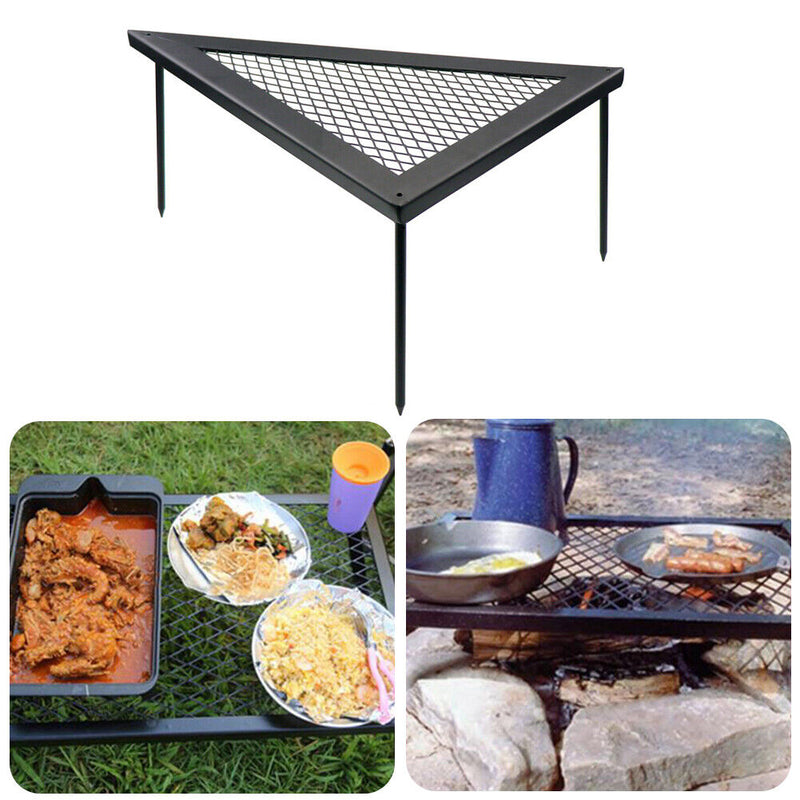 Outdoor Barbecue Iron Net Table Camping Home Kitchen Cooking BBQ Grill Racks