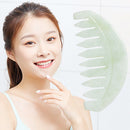 Jade Comb Retro Scalp Massager Meridian Gua Sha Scraping Board Stone Treatment