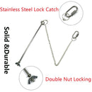 Pet Stainless Steel Feeder Fruit Fork Vegetable Holder Hanging Feeding (M)