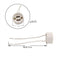 1x GU10 Ceramic Sockets, Halogen, LED Bulb, Lamp Holder Light Fitting Base E1P7