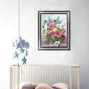 5D DIY Full Drill Diamond Painting Flowers Cross Stitch Craft Kit Home Wall A