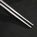 Stainless Steel Chopsticks Portable Non-slip Food Sticks Tableware Chinese Gi