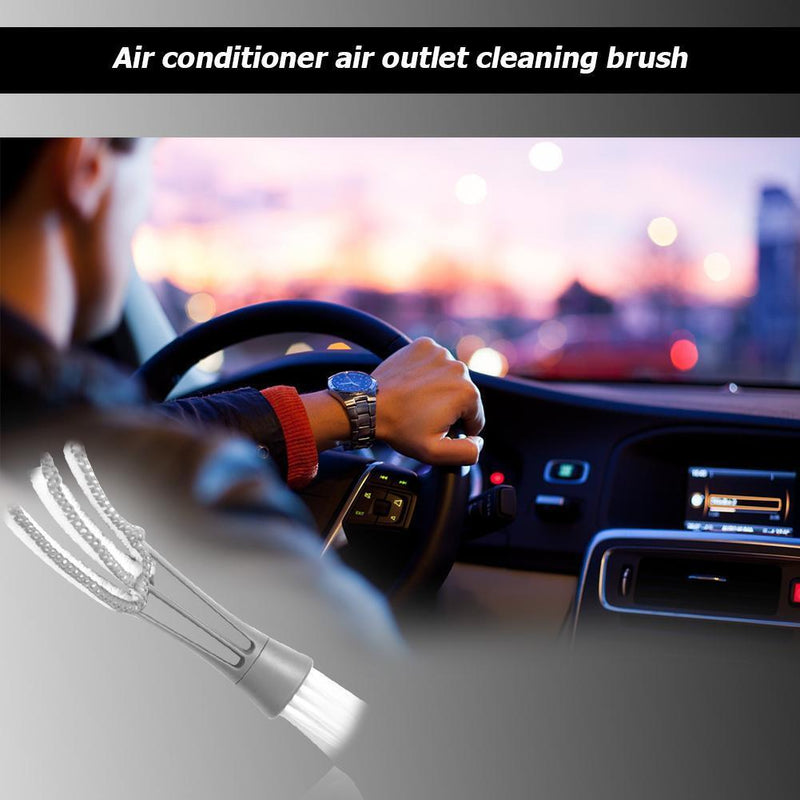 Car Brush Air Conditioner Wind A/C Outlet Slit Brush Blinds Keyboard Clean Tools