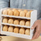 Three Layers Flip Egg Storage Box Kitchen Fridge Egg Keeping Fresh Tray Newly