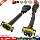 1 Pair H11 Female to 9005 9006 Male Adapter Cable Wiring Harness 8 inch Newly