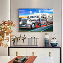 5D DIY Truck Full Round Diamond Painting Mosaic Picture Kits Wall Art Crafts Set