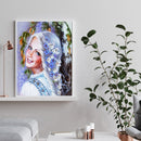 Smile Girl Part Drill Diamond Painting Home Decor DIY Mosaic Kit Picture Newly