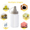4pcs Transparent Spices Bottle Sauce Spice Seasoning Dispenser (Squeeze) Newly