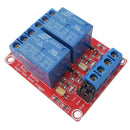 12V 2-Channel Relay Module Optocoupler H/L Level Triger for Arduino Raspber