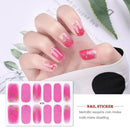 French Full Stickers Frangipani Daisy Nail Polish Stickers DIY Nail Decorations