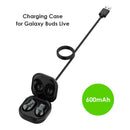 Earphone Charger Cable Charging Protective Box for Galaxy Buds Live (Black)