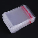 100pcs Clear OPP Bags Self Adhesive Seal Plastic Sequins Jewelry Container