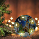 DIY Xmas Tree House Light Special Shape Diamond Painting Cross Stitch Night Lamp