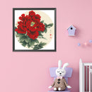 11CT Stamped Kit Handmade Flower Plant Cross Stitch DIY Bedroom Needlework Gi