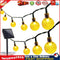 Crystal Ball Solar Fairy Light Waterproof Garden Home Decor (9.5m 50LED) Newly