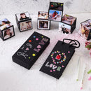 Creative DIY Up Cubes Card Explosion Burst Bouncing For Birthday Black L6C0 R6T7