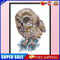 #A Owl Partial Cross Stitch 14CT Cotton Thread Printed Embroidery Kits Decor