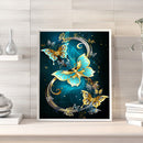11CT Butterfly Counted Embroidery DIY Full Cross Stitch Cotton Thread Animal Art