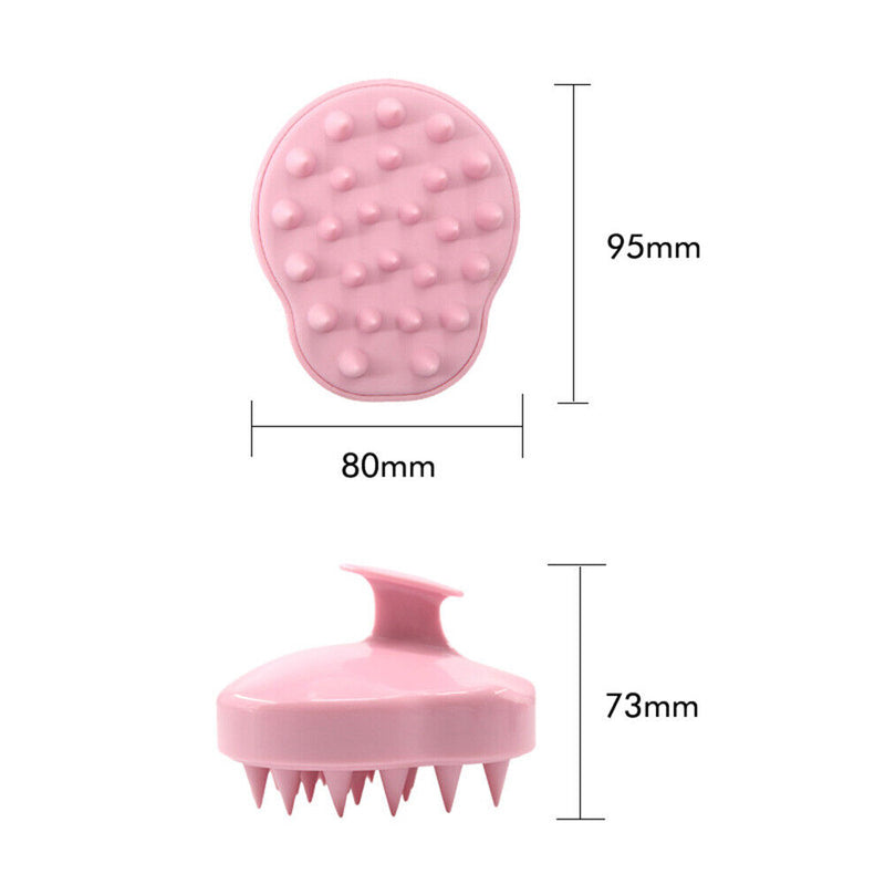 Silicone Soft Hair Washing Bathing Shampoo Brush Non-Slip Head Body Massage Comb