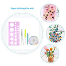 Starter Quilling Paper Tool Rolling Pen Needle Ruler Tweezers Art Quilling Kit