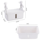 Spice Jar Organizer Storage Rack Roll/Draw Paper Dispenser Toilet Paper Holder