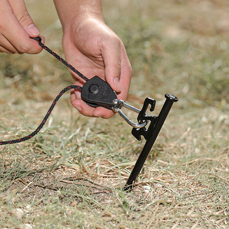 Outdoor Camping Hiking Tents Ground Pegs Durable Steel Canopy Awning Fixing Nail