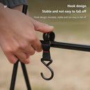 Outdoor Moveable Hook Hanging Storage Rack Shelf S-Shaped Hanger Portable Buckle