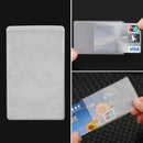Office Supplies ID Card Holder Protection Sleeve Business Card Case Translucent