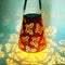 LED Solar Light Hollow Wrought Iron Lantern Butterfly Projection Lamp (A) Newly