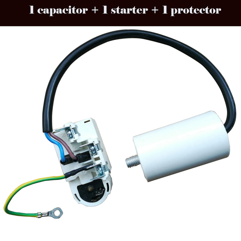 TY-QZ-108 Compressor Relay & 4.5UF Capacitor Set for Haier Refrigerator Starter